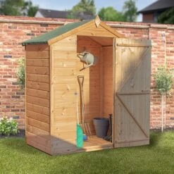 Waltons 3' X 5' Outdoor Windowless Shiplap Tongue & Groove Apex Roof Garden Storage Shed