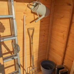 Waltons 3' X 5' Outdoor Windowless Shiplap Tongue & Groove Apex Roof Garden Storage Shed -NAOMI Plant Shop SI 001 004 0122 Detail