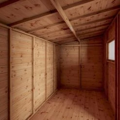 Waltons 14' X 6' Premium Shiplap Pent Roof Garden Shed -NAOMI Plant Shop SI 001 004 0130 14x6 Premium Shiplap Pent Detail0011