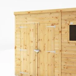 Waltons 10' X 8' Premium Shiplap Pent Roof Garden Shed -NAOMI Plant Shop SI 001 004 0131 10x8 Premium Shiplap Pent Detail003