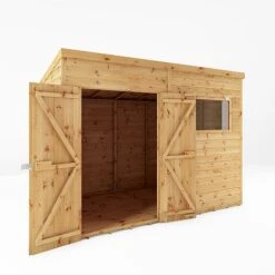 Waltons 10' X 8' Premium Shiplap Pent Roof Garden Shed -NAOMI Plant Shop SI 001 004 0131 10x8 Premium Shiplap Pent MainDO