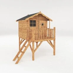 Waltons 5' X 5' Children's Tulip Playhouse With Tower & Slide -NAOMI Plant Shop SI 002 001 0007 Tulip Playhouse Tower Slide Tower