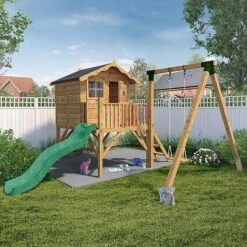 Waltons 5' X 5' Children's Tulip Playhouse With Tower & Activity Set