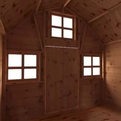 Waltons 6 X 6 Honeypot Dutch Barn Wooden Shiplap Tongue And Groove Garden Playhouse -NAOMI Plant Shop SI 002 001 0009 Dutch Barn Playhouse Detail003