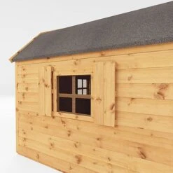 Waltons 6 X 6 Honeypot Dutch Barn Wooden Shiplap Tongue And Groove Garden Playhouse -NAOMI Plant Shop SI 002 001 0009 Dutch Barn Playhouse Detail004