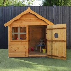 Waltons 4 X 4 Snug Apex Garden Wooden Playhouse -NAOMI Plant Shop SI 002 002 0001 300dpi Propped 1