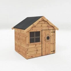 Waltons 4 X 4 Snug Apex Garden Wooden Playhouse -NAOMI Plant Shop SI 002 002 0001 Snug Playhouse Perspective Studio 2