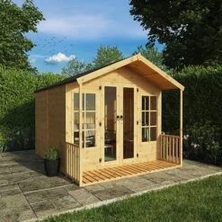 Waltons 10' X 8' Apex Summerhouse With Veranda