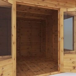 Waltons 8 X 8 Wooden Garden Shiplap Tongue And Groove Helios Summerhouse Garden Room -NAOMI Plant Shop SI 003 001 0008 8x8 Helios Summerhouse Detail001