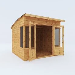 Waltons 8 X 8 Wooden Garden Shiplap Tongue And Groove Helios Summerhouse Garden Room -NAOMI Plant Shop SI 003 001 0008 8x8 Helios Summerhouse MainDO