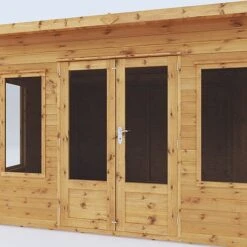 Waltons 10 X 8 Garden Shiplap Tongue And Groove Helios Summerhouse Outdoor Garden Room -NAOMI Plant Shop SI 003 001 0009 10x8 Helios Summerhouse Detail001