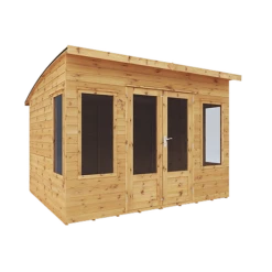 Waltons 10 X 8 Garden Shiplap Tongue And Groove Helios Summerhouse Outdoor Garden Room -NAOMI Plant Shop SI 003 001 0009 10x8 Helios Summerhouse MainDC