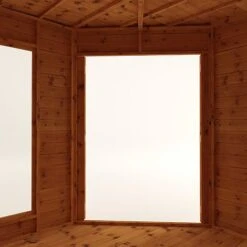 Waltons 8 X 8 Wooden Shiplap Tongue And Groove Premier Corner Summerhouse Garden Room -NAOMI Plant Shop SI 003 001 0038 8x8 Premium Corner Summerhouse Studio Detail003