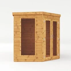 Waltons 11' X 7' Corner Summerhouse With Side Shed -NAOMI Plant Shop SI 003 001 0064 11x7 Corner Summerhouse with Side Shed Studio Left