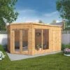 Waltons 13' X 9' Corner Summerhouse With Side Shed