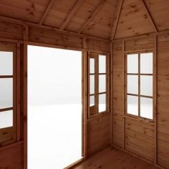 Waltons 8' X 6' Hip Roof Summerhouse -NAOMI Plant Shop SI 003 001 0082 8x6 Clover Summerhouse Detail002