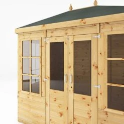 Waltons 8' X 6' Hip Roof Summerhouse -NAOMI Plant Shop SI 003 001 0082 8x6 Clover Summerhouse Detail003