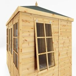 Waltons 8' X 6' Hip Roof Summerhouse -NAOMI Plant Shop SI 003 001 0082 8x6 Clover Summerhouse Detail004
