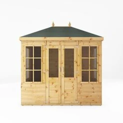 Waltons 8' X 6' Hip Roof Summerhouse -NAOMI Plant Shop SI 003 001 0082 8x6 Clover Summerhouse Front