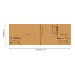 Waltons 12' X 4' Dog Run And Kennel -NAOMI Plant Shop SI 010 001 0004 300dpi 15