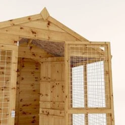 Waltons 8' X 6' Dog Kennel And Run -NAOMI Plant Shop SI 010 001 0005 8x6 Dog Run Extension and Floor Pack Detail001
