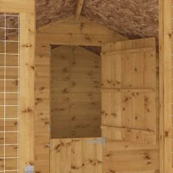 Waltons 8' X 6' Dog Kennel And Run -NAOMI Plant Shop SI 010 001 0005 8x6 Dog Run Extension and Floor Pack Detail002