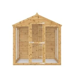 Waltons 10' X 6' Dog Kennel And Run -NAOMI Plant Shop SI 010 001 0006 10x6 Dog Run Extension and Floor Pack Front 2