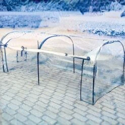Idooka Polytunnel And Pop Up Greenhouse Cold Frame - Hoops Grow Tunnel -NAOMI Plant Shop Snowy20Patio